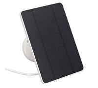 Panneau solaire pour caméra de sécurité extérieure sans fil, alimentation continue étanche 10W pour caméra extérieure à batterie rechargeable, chargeur solaire à port micro USB (Blanc)