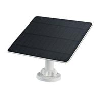 Panneau Solaire pour Caméra de Sécurité - Fixation Murale 3W/5W IP66 Étanche - Chargeur Solaire USB,pour Sonnette Camping Lampe Batterie, Maison École Restaurant