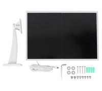 Panneau solaire pour caméra de surveillance 15 W, IP66, étanche, support à 90 degrés, chargeur avec câble de 3 m, compatible avec DC 5 V, 1,5 A, USB de type C