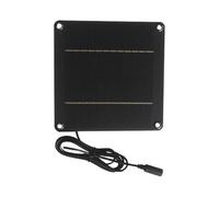 Panneau Solaire Pour Caméra Extérieure 24W 12V Panneau Solaire Jardin | Étanche avec Port DC 5521 pour Lampes Caméras Sécurité Arrière-Cour Jardin Extérieur