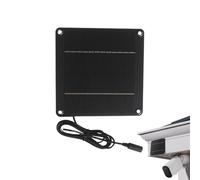 Panneau Solaire Pour Caméra Extérieure 24W 12V Panneau Solaire Pour Jardin | Étanche Avec 5521 DC Connecteur Pour Lampes Caméras de Surveillance Jardin Terrasse Éclairage Extérieur
