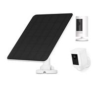 Panneau Solaire pour Caméra Ring, 5W Solaire pour Caméra pour Ring Stick Up Cam/Pro Batterie, Spotlight Cam/Plus/Pro, Wyze Batterie Cam Pro, Chargeur Solaire pour Caméra avec 9.8ft Cable