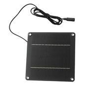 Panneau Solaire pour Caméra Ring Extérieur 24W 12V | Panneau Solaire pour Jardin - Étanche avec Port DC 5521 pour Lampes Caméras Sécurité Arrière-Cour Jardin Extérieur