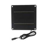 Panneau Solaire Pour Éclairage Extérieur 24W 12V Panneau Solaire Pour | Étanche Avec 5521 DC Port Pour Éclairage Extérieur Lampe Jardin Terrasse Camping Caméras de Surveillance
