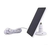 Panneau solaire pour projecteur Arlo pour appareil photo Pro 5S, 4 W, énergie solaire, étanche, support réglable (blanc)