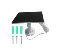 Panneau Solaire pour Sonnette Ring, Chargeur Solaire 5 W pour Sonnette Vidéo Ring 3/3 , Sonnette Vidéo 4, Sonnette Vidéo