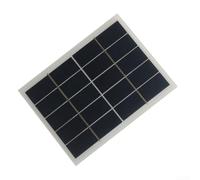 Panneau solaire prolongé, module photovoltaïque polycristallin de 3 W 5 V équipé d'un câble de 3 m, sortie CC stable, partie de charge adaptée pour 3,7 V pour batterie et systèmes d'éclairage de