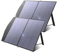 Panneau solaire, puissance maximale de 100W, design pliable, matériau durable, 2 X 100W panneau solaire