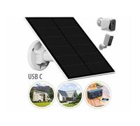Revolt Panneau solaire 5 W pour caméra IP avec port USB-C