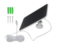 Panneau solaire Ring Capteur intelligent 20 W Type-C | Chargeur solaire pour anneau et interphone vidéo pour intérieur, maison, bureau, appartement, balcon, spots et projecteurs