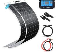 Panneau solaire souple, 100 W, 18 V, monocristallin, panneau solaire photovoltaïque flexible (200 W, modèle récent)