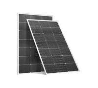 Panneau Solaire SucceBuy Monocristallin 100W 2PCS IP65 Noir