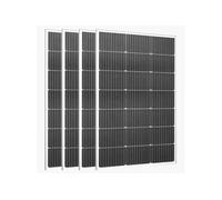 Panneau Solaire SucceBuy Monocristallin 100W 4PCS IP65 Noir Cadre Aluminium