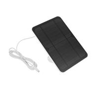 Panneau Solaire USB 4w PET Réglable pour Caméra de Sécurité Domestique | Alimentation 5v 1,2a, Montage Mural Extérieur, Garde L’appareil Chargé, Format Compact
