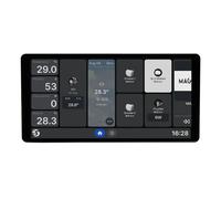 Panneau Tactile Shelly X2i Silver 6,95" Mural avec Capteur Wi-Fi + Relais Gris