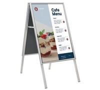 Panneau trottoir CLASSIC, B1, argent