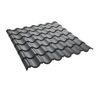 Panneau tuile Facile 1030 X 950 MM en Acier galvanisé laqué Mat Gris Anthracite Mat, l.950 mm, L.1030 mm