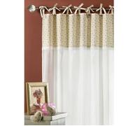 Panneau Voile de Coton - HOME MAISON - Ivoire - 135 x 260 cm - 90% Coton - 10% Lin