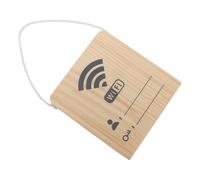 Panneau Wifi en Bois pour Mot de Passe Invité, Café Bar | Décor , Affiche Clairement les Données Réseau, Léger et Facile à Déplacer, pour Entreprise