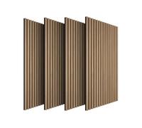 Panneaux acoustiques muraux aspect bois chêne 110x50cm réduction bruit absorption phonique en MDF placage véritable haute performance