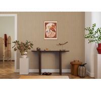 Panneaux Acoustiques Papier Peint Intissé 3D Bois - 6 Couleurs - 10,05x0,53m