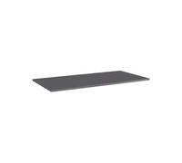vidaXL Panneaux bibliothèque 8 pcs Gris brillant 80x30x1,5cm Aggloméré