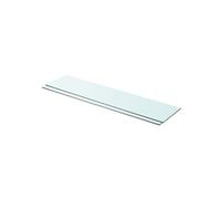 Panneaux d étagère 2 pcs Verre Transparent 90 x 20 cm