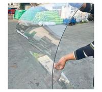 Panneaux d'auvent en acrylique transparent pour une utilisation en extérieur - Résistant aux intempéries - Revêtement de toit en polycarbonate - Feuille de remplacement pour serre (60 x 900 cm