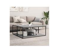 vidaXL Panneaux de Bibliothèque 4 pcs, Étagère Murale Flottante, Plaque d’Étagère de Rangement Salon Intérieur, Gris Béton Bois d’Ingénierie Gris G