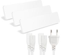 Panneaux de chauffage infrarouge ISOISL 3, 50 W, indice de protection IP44, avec 2 câbles de connexion, couleur blanche