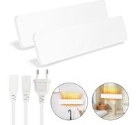 Panneaux de chauffage infrarouge Peviasot 2, 50 W, indice de protection IP44, avec câble de connexion, couleur blanche
