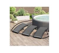 vidaXL Panneaux solaires chauffants courbés pour piscine 3 pcs 110x65 cm