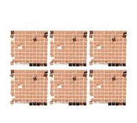 Panneaux de Paillettes de Toile de Fond Murale Brillante pour la Photographie, décoration de Paillettes Scintillantes 6 pièces pour la fête (Rose Gold)