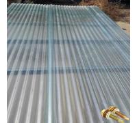 Panneaux de revêtement de toiture, tuiles ondulées imperméables | 1/1,2/1,5/2 mm, auvents anti-pluie de 2/3/4/6/8/10 pièces, pour abris de voiture et vérandas(0.9x1m(2mm),10pcs)
