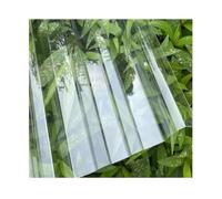 Panneaux de Serre en Polycarbonate, Lot de 6, épaisseur 0,8 mm, Grande flexibilité, revêtement résistant aux UV pour toitures de serres et terrasses.