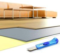 Panneaux de sol insonorisants - Isolation de sous-plancher en XPS - Isolation acoustique des sols - Panneaux XPS haute résistance - 140 m² - Gris