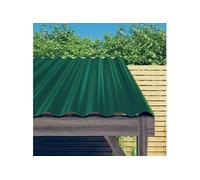 vidaXL Panneaux de toit 12 pcs. Acier revêtu par poudre Vert 80x36 cm