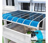 Panneaux de toit de serre résistants aux UV - Feuilles de rechange faciles à couper pour terrasses extérieures, housses durables et résistantes à la pluie pour stimuler la croissance et la protection