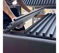 Panneaux de toit en aluminium épais et imperméables de 0,82 m pour les écuries d'abris et les structures extérieures. Idéal pour couvrir les soluts.