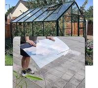 Panneaux de toit transparents en acrylique résistant aux chocs pour abris auto, auvents, terrasses, balcons (1,56 x 2 m)