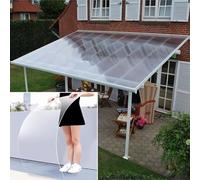 Panneaux de toit transparents en polycarbonate pour abris auto, résistants aux UV, faciles à couper et à installer, durables et résistants aux intempéries, solutions d'extérieur
