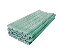 Panneaux de Toiture Ondulée Transparente,Tôle de Toit Imperméable,Panneaux de Lumière Naturelle en Fibre de Verre Thermo-Isolants,Tôle Profilée de Bardage,pour Garage (0.9x1.1m/35x43in,5 pcs)
