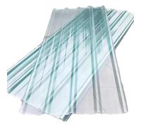 Panneaux de Toiture Ondulées,1mm Panneaux d'Éclairage Naturel Transparents,Tôle Ondulée Trapézoïdale Résistant Aux Intempéries,Tôle de Toit pour Abri de Jardin,1 Pièce (0.9x1.1m/35x43in)
