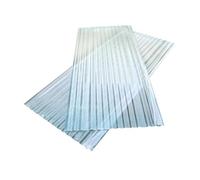 Panneaux de Toiture Résistants aux UV,Panneaux Ondulés Étanches,Lot de 3/4/6/10/13/15/16/17/20,Tôle d'Éclairage en Fibre de Verre de 1.5mm à Isolation Thermique,pour Jardin (0.9x1.5m,16 pcs)