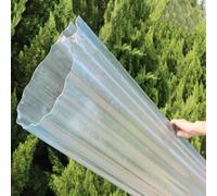 Panneaux de Toiture Transparente,Feuille de Toit Sunshine,Tôle Ondulée (8 Pcs,0.9x1.45m)