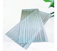 Panneaux de Toiture Transparente,Plaque Ondulées,Feuille de Toit Sunshine (4 Pcs,0.9x1.25m)
