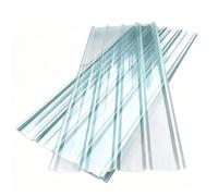 Panneaux de Toiture Transparente,Tôle Ondulée,Plaques Tôles,Feuille de Toit (3 Pcs,0.9x1.6m)