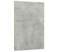 Panneaux décoratifs en bois d'ingénierie - vidaXL - 12 pièces - Gris béton - 30x42x0.3 cm - Intérieur & extérieur