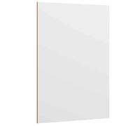 Panneaux décoratifs en bois d'ingénierie - vidaXL - Blanc - 15x21x0 27 cm - Lot de 50 - Facile à couper