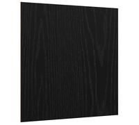 Panneaux décoratifs en bois - vidaXL - Chêne Noir - 30x30x0,27 cm - Bois d'ingénierie - 12 pièces - Facile à couper